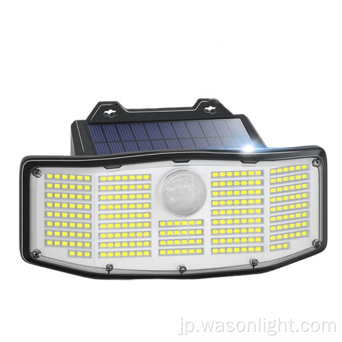 Ningbo Factory 2023 New 252Lled Long Time High Efficient Garden Porch Patio Solar Wall Light電気なし不要
